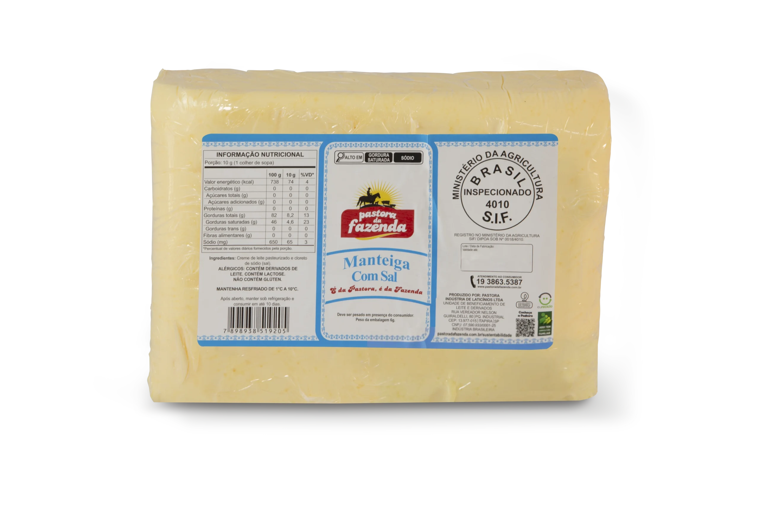 Manteiga Barra com Sal