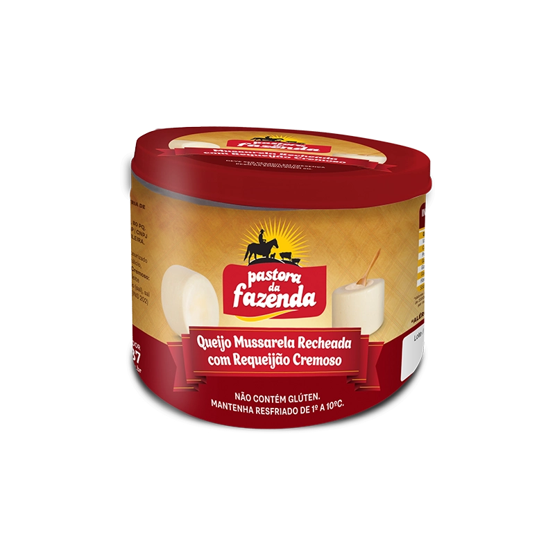 Mussarela Recheada Requeijão 500g