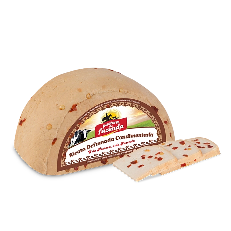 Ricota Defumada Condimentada 300g